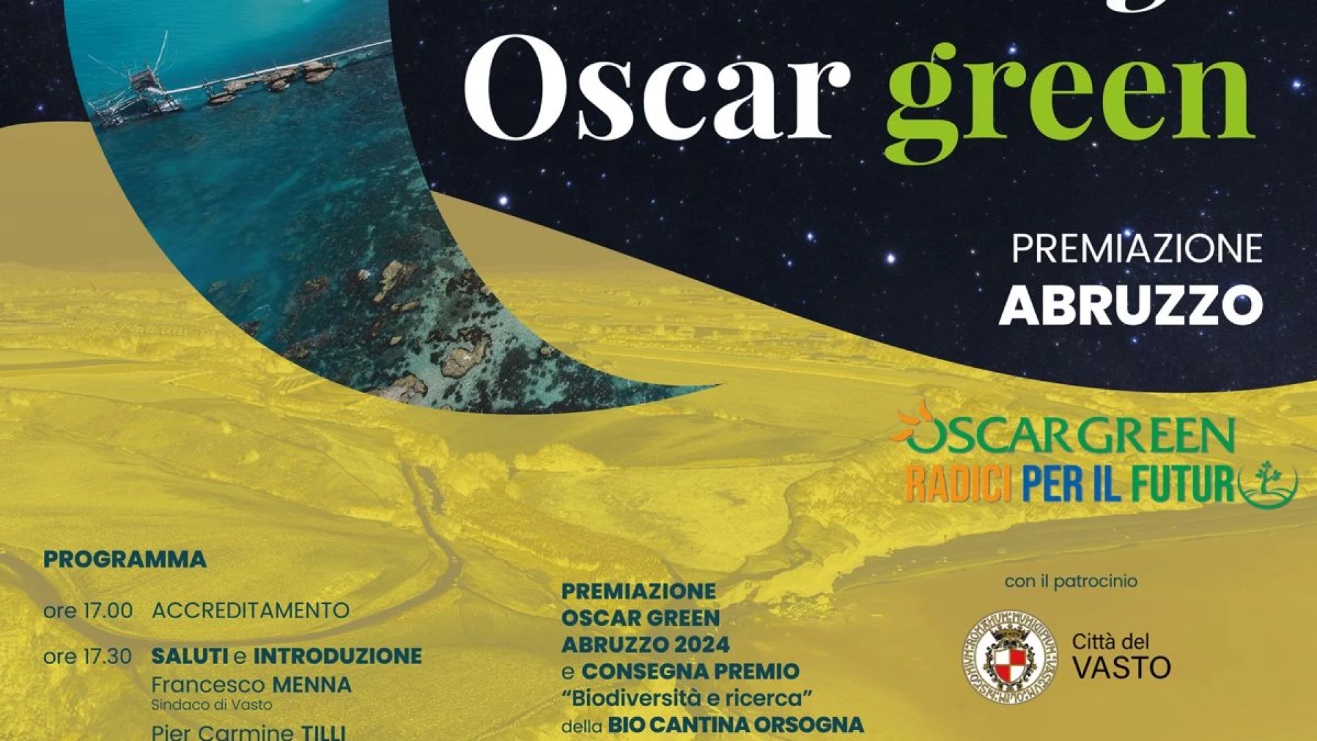 Ambiente: Oscar Green 2024, a Vasto la notte dei giovani Coldiretti Abruzzo.